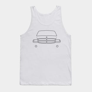 Classic Durango SUV outline (black) Tank Top